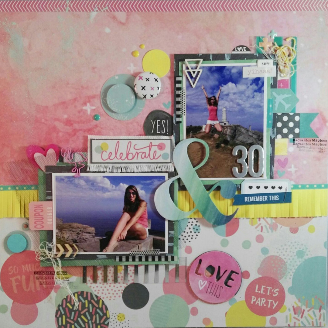 taller scrapbook layout 19 maig fotopenedès